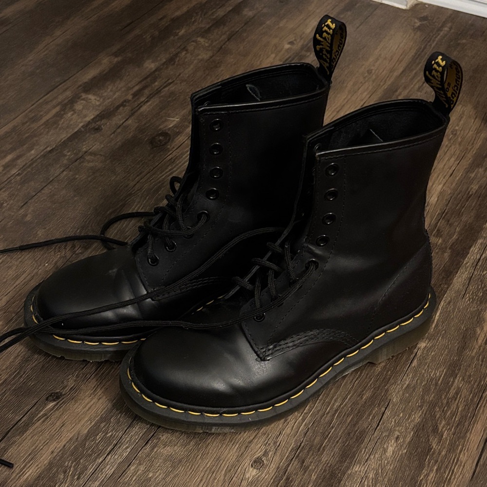 Dr. Martens Classic Black Lace-Up Boots